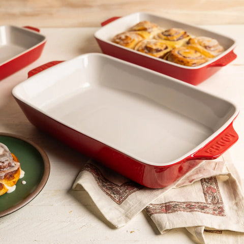 Large Stoneware Casserole Dish, 13 x 9 Inch