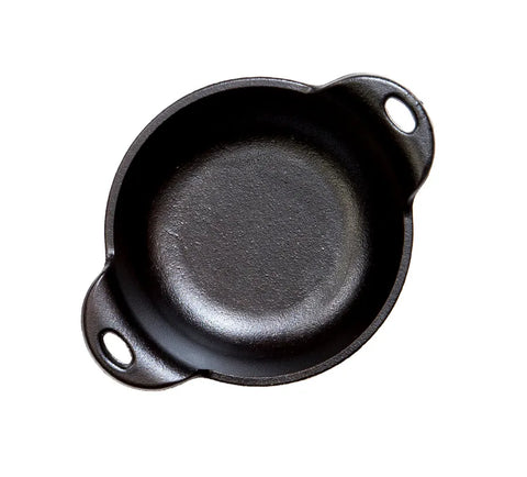 Heat-Treated 12 Ounce Cast Iron Mini Serving Bowl 