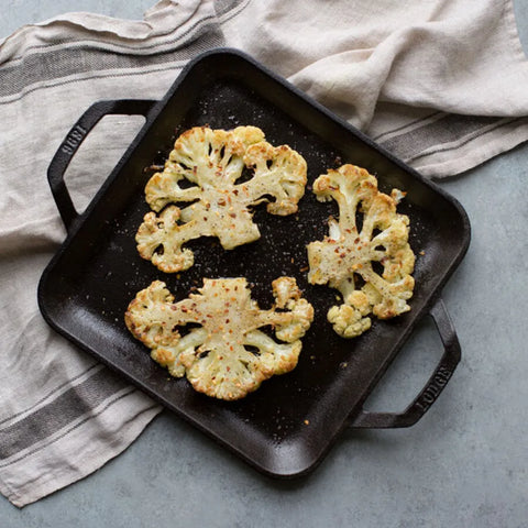 Chef Collection 11 Inch Cast Iron Square Griddle 