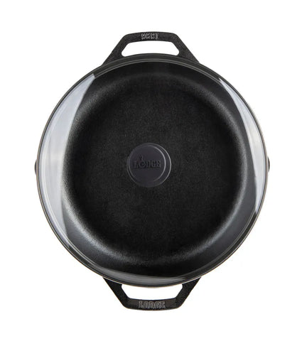 Chef Collection 12 Inch Cast Iron Everyday Pan 