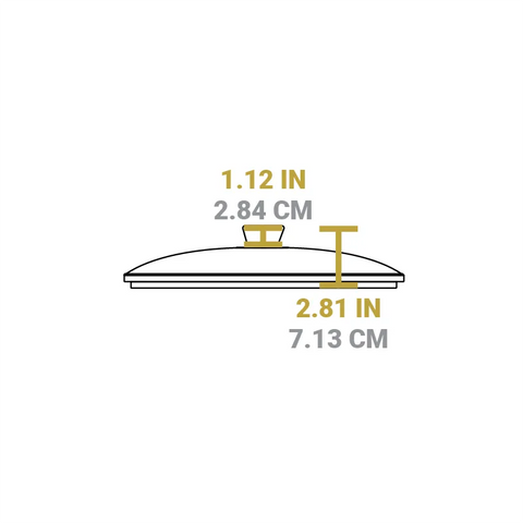Chef Collection 12 Inch Cast Iron Everyday Pan 